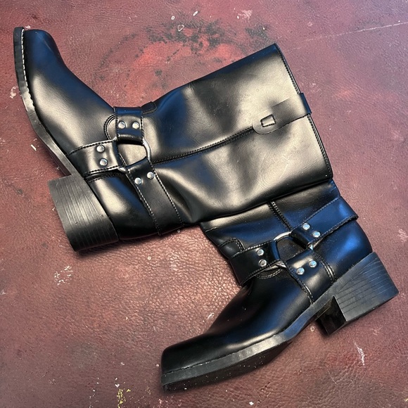 Ramrods heeled biker boots size 8 - Picture 5 of 7